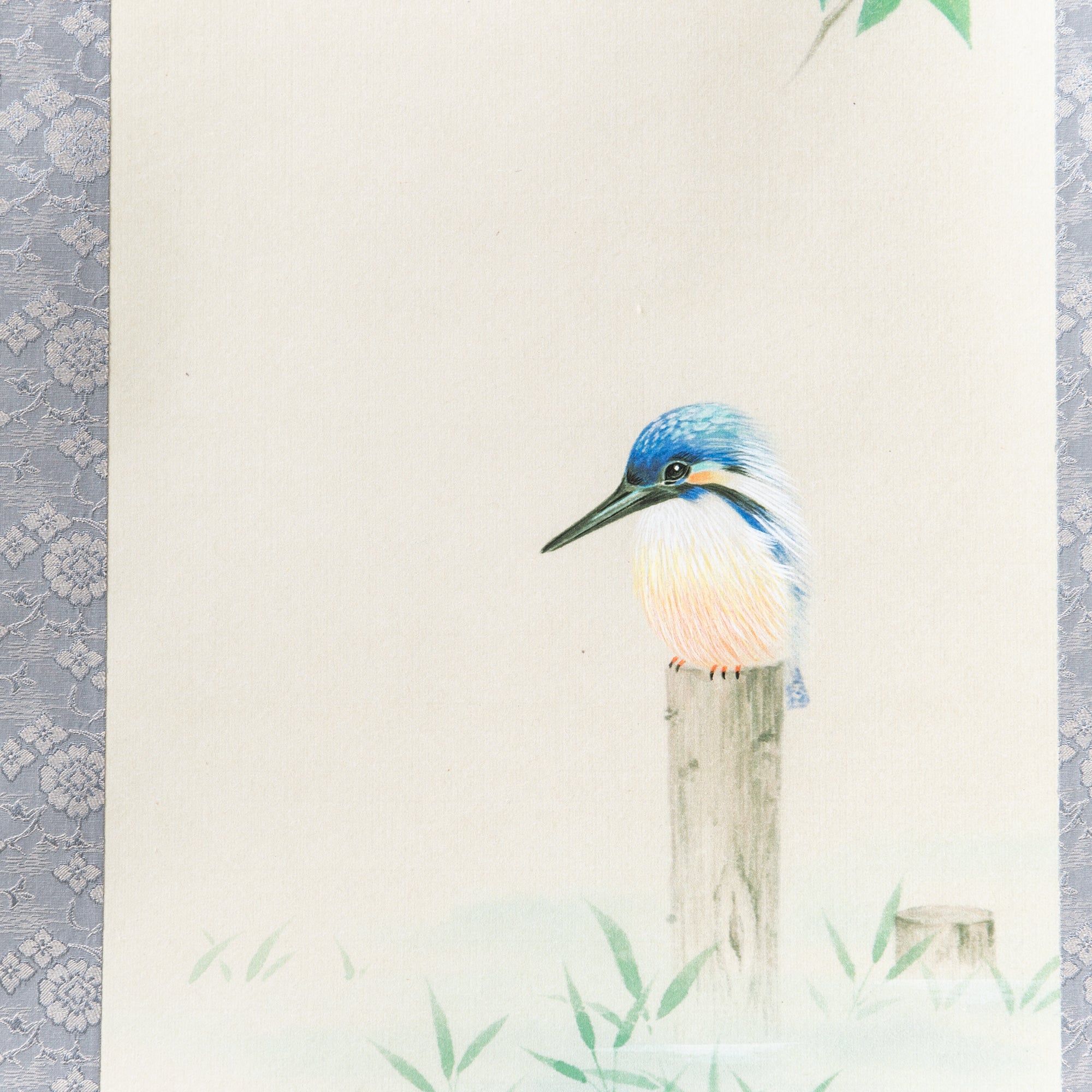 Kingfisher - Fujita Shunsui / Kakejiku Hanging Scroll