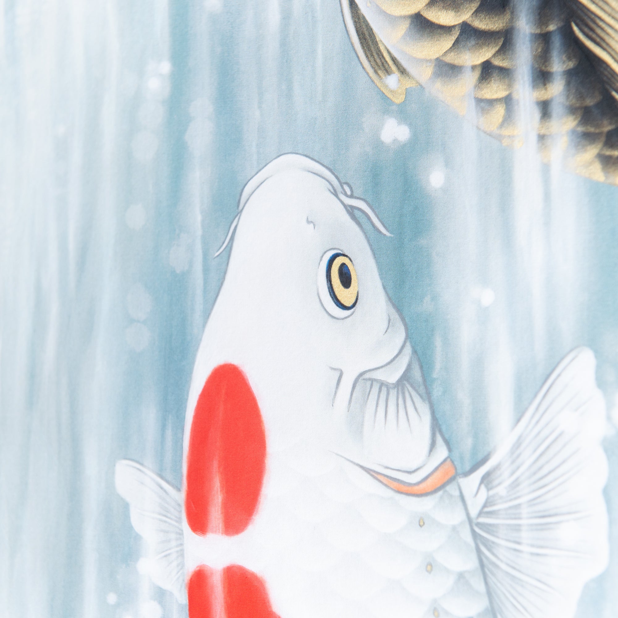 Fortune-Ascending Koi / Kakejiku Hanging Scroll