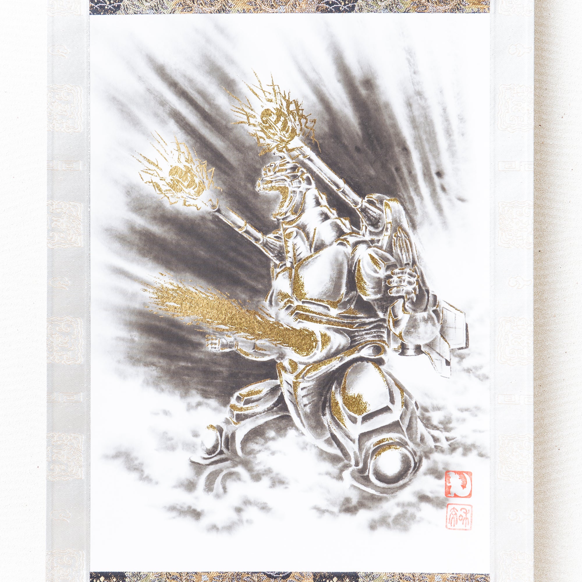 Mechagodzilla / Kakejiku Hanging Scroll